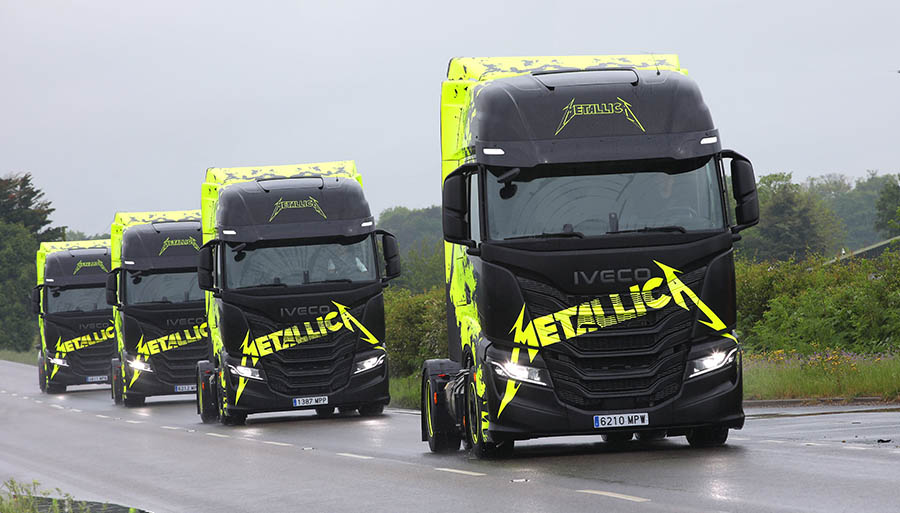 Мультиенергетичний парк IVECO розпочне європейський етап світового туру Metallica -  M72