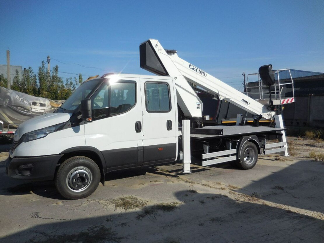 Автовишка(Iveco Daily 60C16HD автогідропідйомник Isoli PT180) 